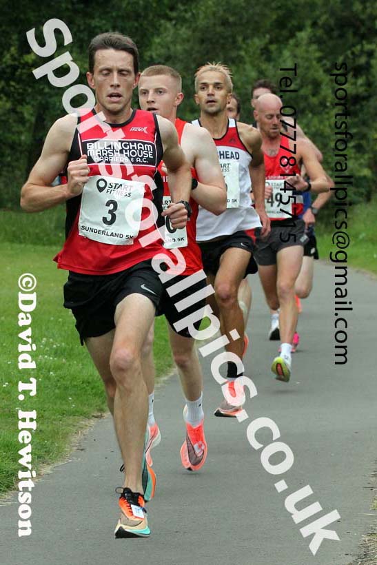 Mens Sunderland 5k (Inc. NE and NCAA Champs), Silksworth, Sunderland, Thursday, July 22nd. Photo: David T. Hewitson/Sports for All Pics